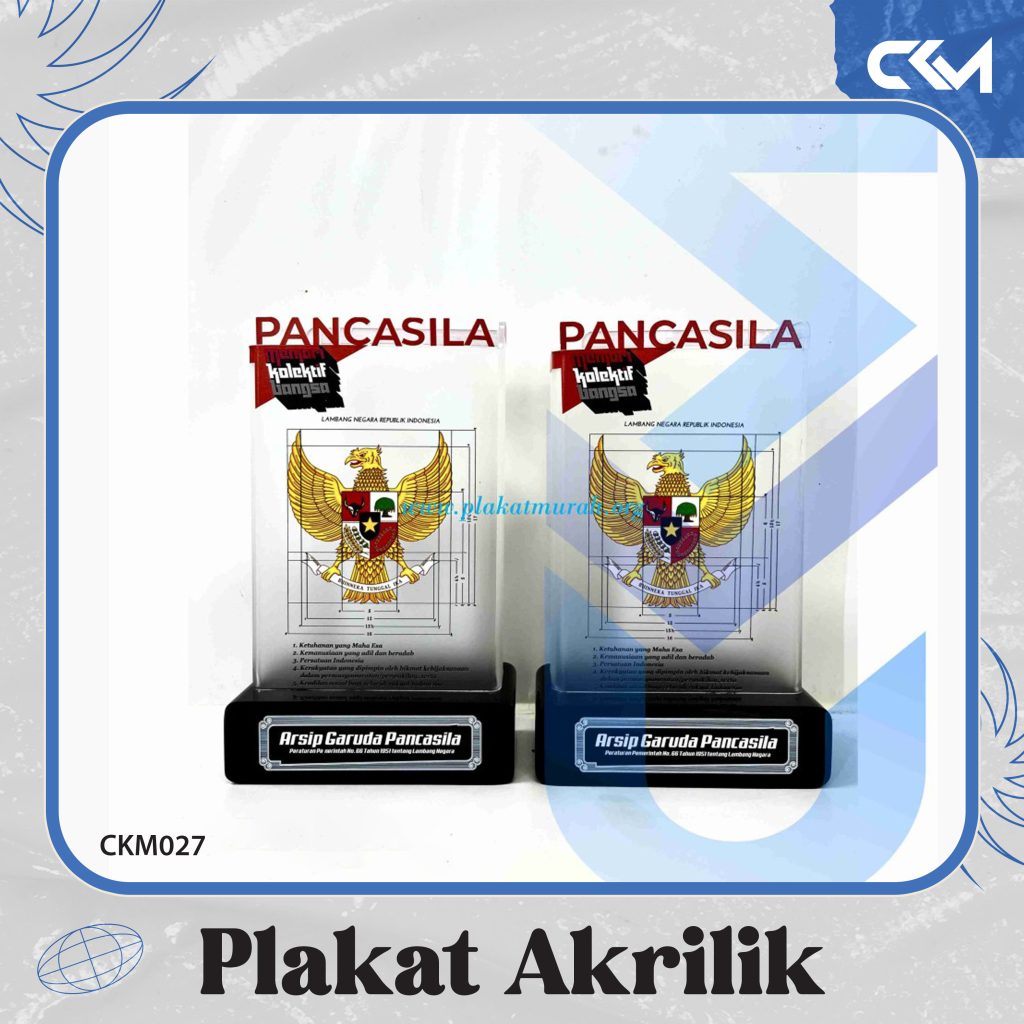 Tempat Jual Piagam Plakat Akrilik