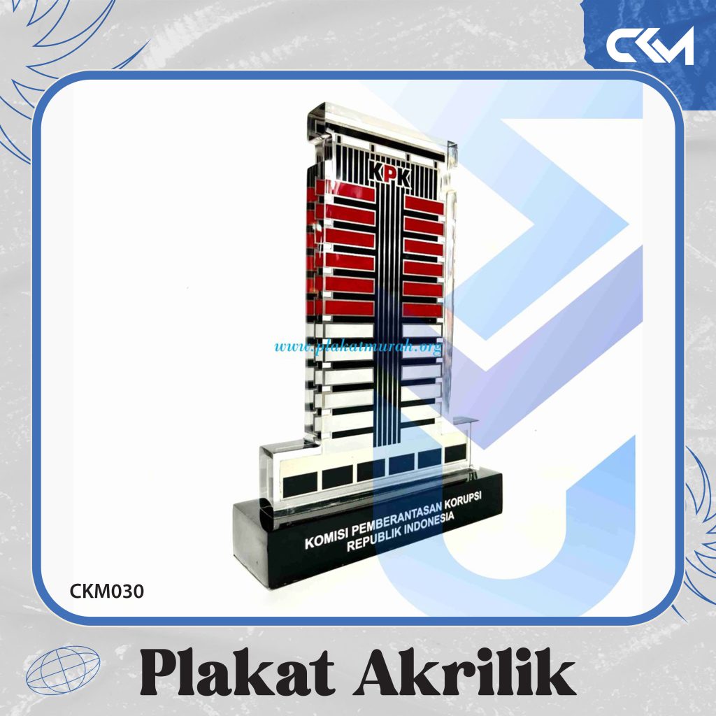 Piagam Akrilik Custom Berkualitas
