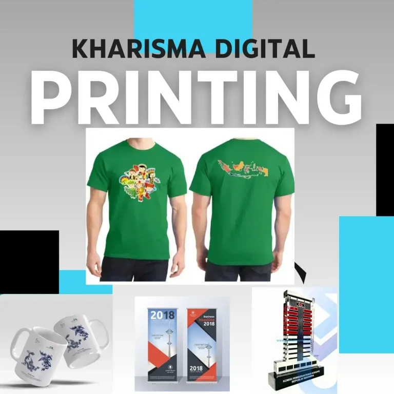 kharisma digital printing online murah cetak kaos dan xbanner